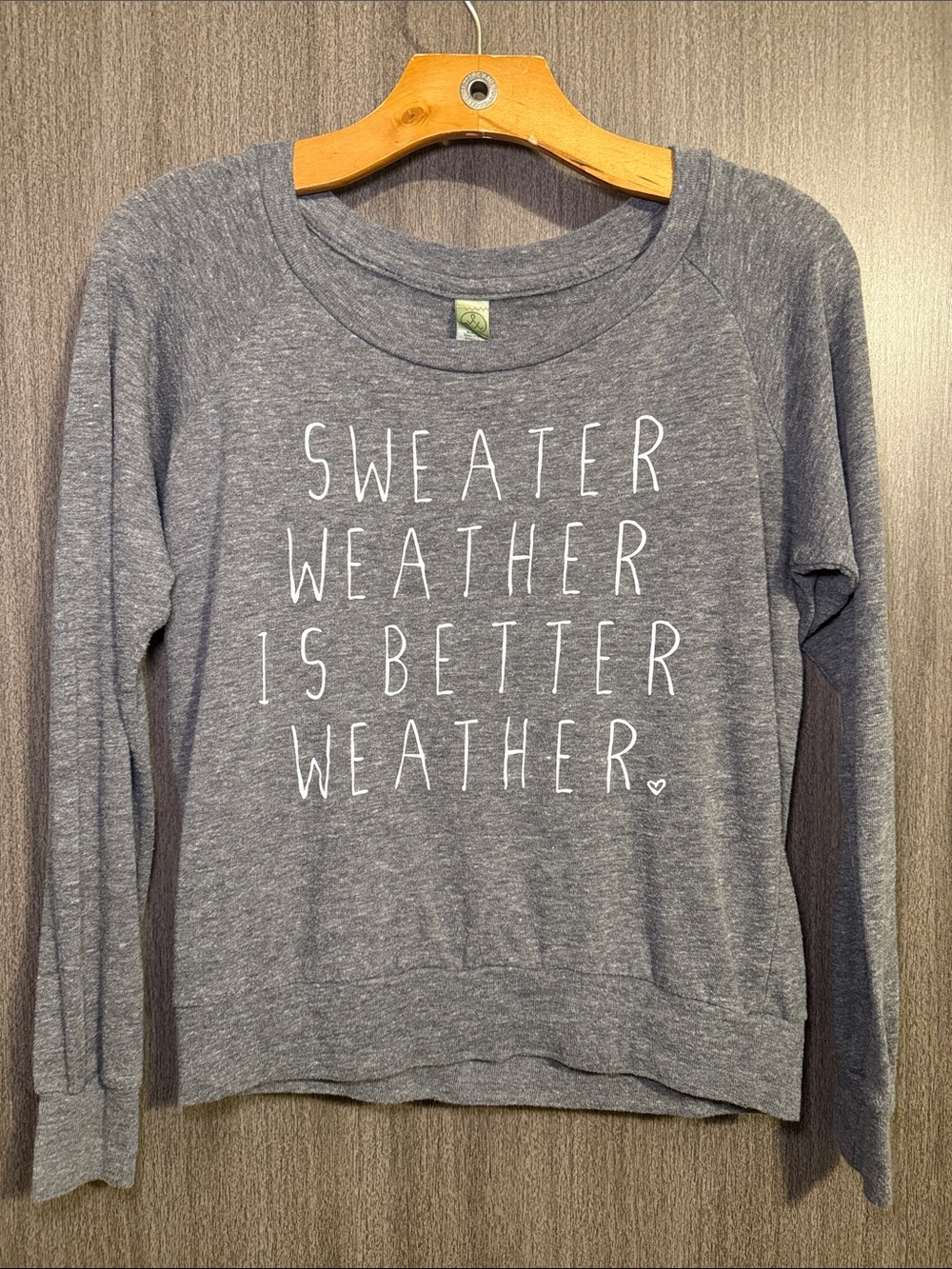Alternative Earth Sweater Weather Lightweight Pullover Size Small EUC